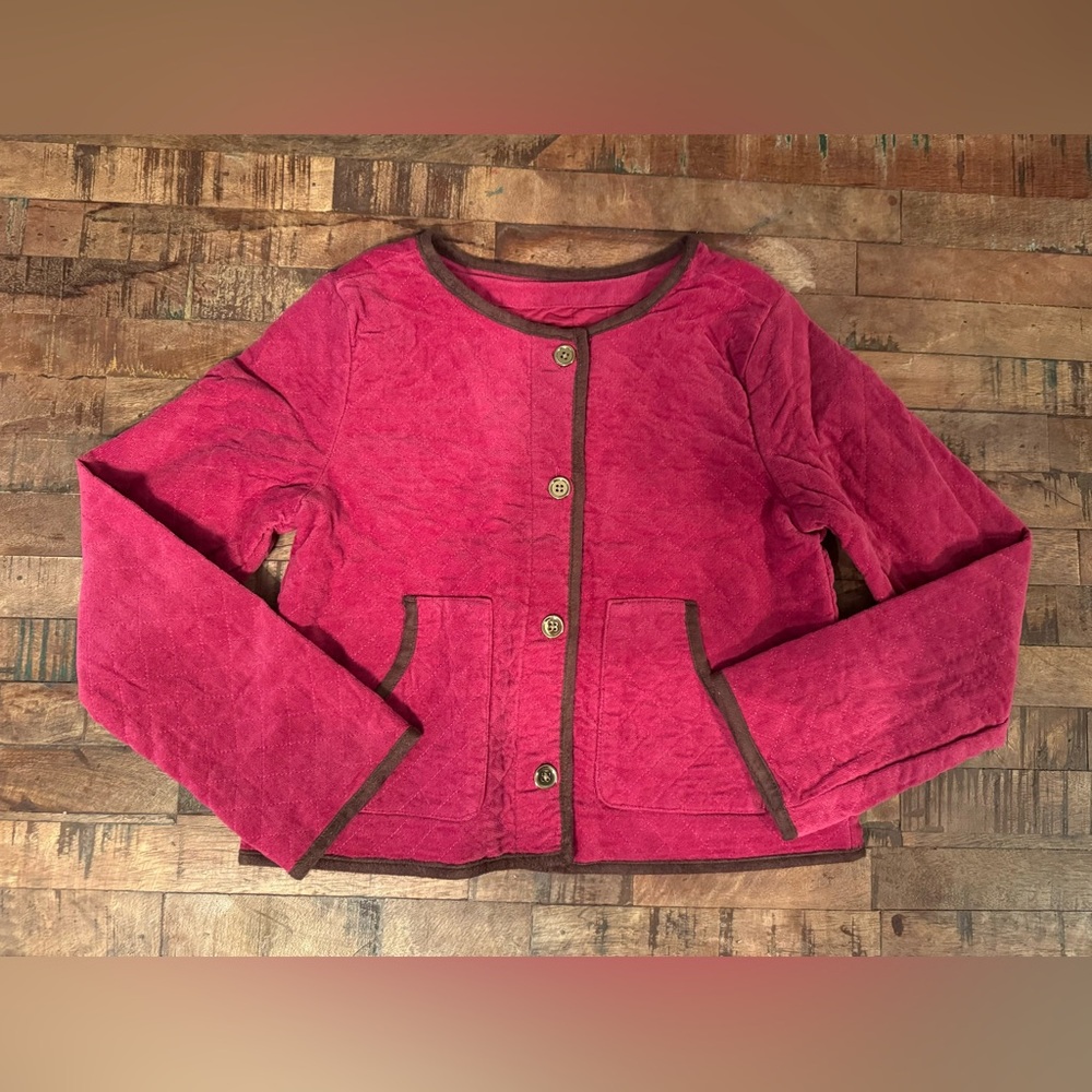 Janie and Jack girls size 7-8 quilted jacket NWT